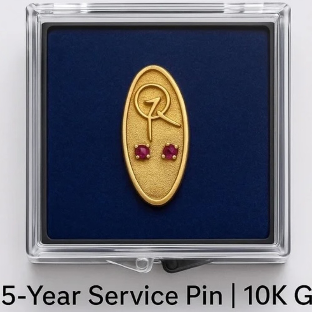 ✈️ Vintage McDonnell Douglas 15-Year Service Pin 10K Gold Filled